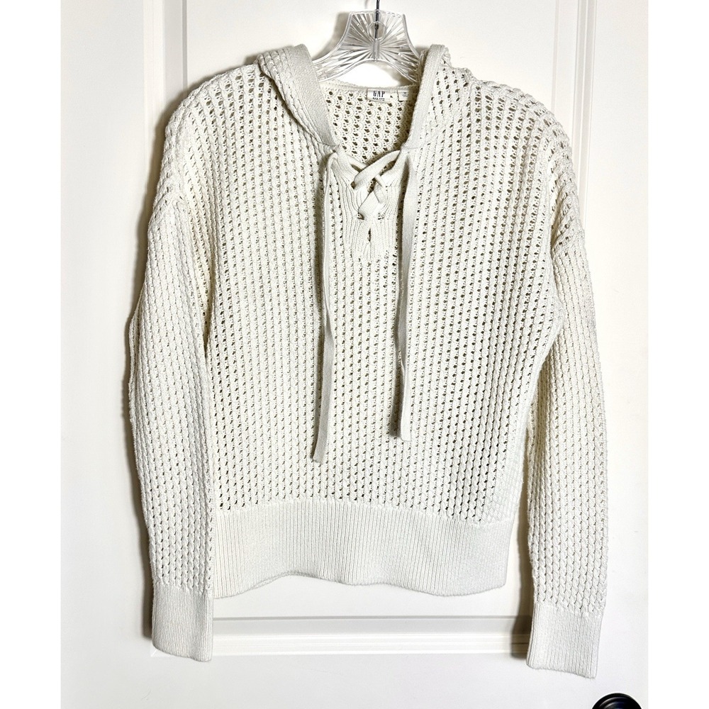 VTG Gap Heavy Cotton Knit Hooded Sweater